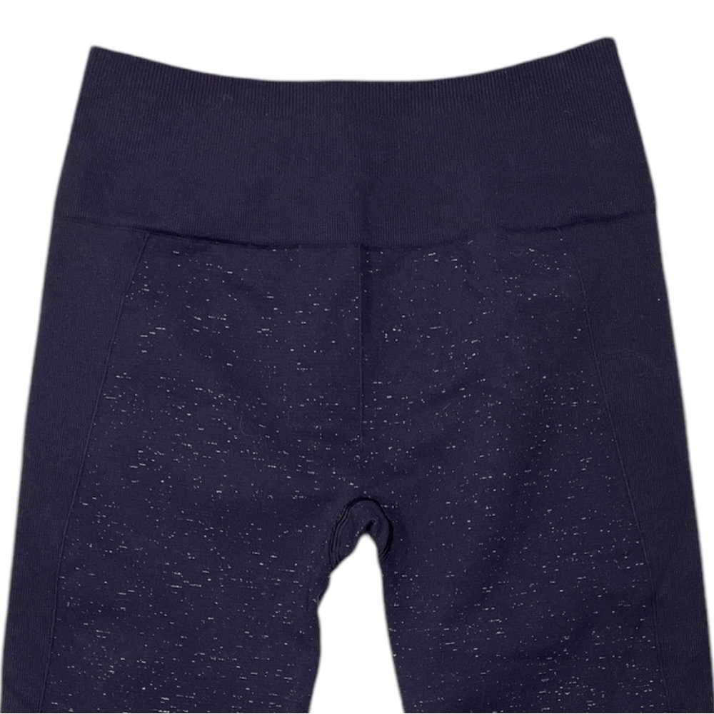 Lululemon Free To Flow Seamless High-Rise Crop 17” size 8 in Midnight Navy - Picture 5 of 8